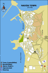 Naxos Town Map